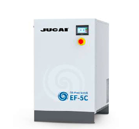 4kW 0.4m³/min Oil-free scroll air compressor EF-5C Silent food and beverage medical laboratory air compressor