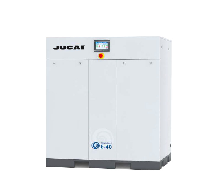 32kW 3.2m³/min Oil-free scroll air compressor E-40 Silent food and beverage medical laboratory air compressor