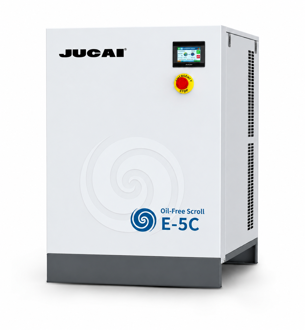 4kW 0.4m³/min Oil-free scroll air compressor E-5C Silent food and beverage medical laboratory air compressor